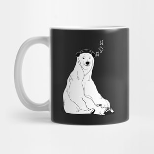 Jamming Polar Bear Mug